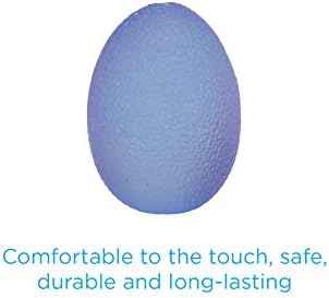 Тренажор за ръце NOVA Овално яйце, Сжимающий овална топка за сила, намаляване на стреса и възстановяване, има 3 нива на съпротивление - мек