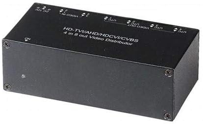 Видеораспределитель HD-TVI/AHD/HDCVI/CVBS 4 на 8 изхода