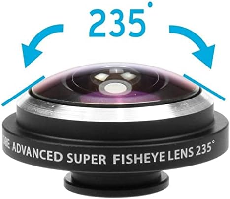 SXYLTNX Универсална Скоба 235 Градуса Супер Fish Eye Камера Рибешко Око лещи за Обективи Мобилни Телефони