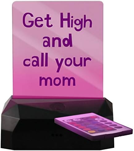 Получите Удоволствие и се обади на Своята майка - Светодиодна Акумулаторна Знак USB Edge подсветка