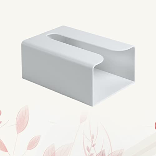 Zerodeko 2 елемента Бесследный Държач за Кърпички Стенен монтаж Кутия За Салфетки Кутия За Съхранение на Салфетки Сив