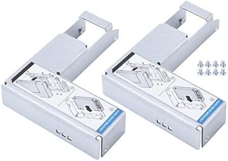 Опаковка-2 2,5 9W8C4 Y004G SSD Адаптер за монтиране на Стена за DELL 3,5F238F G302D X968D F9541 SAS SATA Твърд Диск, Кутийка Тава Корпус с Винтове