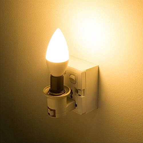Led лампи-свещници (6 бр.) Цокъл E14 7 W (халогенна лампа с мощност 70 W) Топло Бяла Светлина свещи, Лампи, Полилеи 3000K