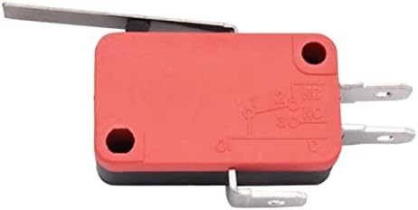 5/10 бр. Незабавен ключ Micro SPDT с ограничител на хода 1NO1NC Сачмен лост VV-155 V-156-1C25 (Цвят: V-153-1C25, Размер: 10 бр.)