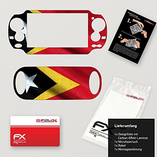 Дизайнерски кожа Sony PlayStation Vita флаг Тимор Тимор - Стикер-стикер за PlayStation Vita