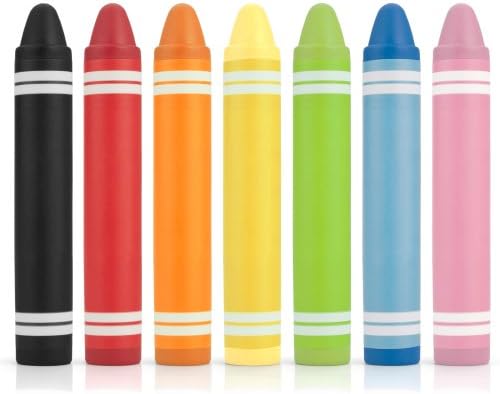 Стилус за iPad (Stylus Pen от BoxWave) - KinderStylus, Дебел Детски стилус във формата на молив за iPad, Apple iPad - Оранжев