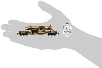 Bachmann Industries Inc. 52-крак Военен автомобил-плоскодонка в средата на пустинята, с мащаба на Missile - N