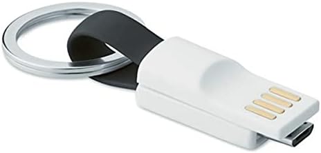 Кабел BoxWave, който е Съвместим с SteelSeries Arctis 3 Bluetooth (кабел от BoxWave) - Зарядно устройство за ключодържател Micro USB, Ключодържател