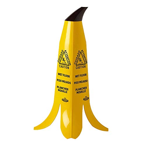 Banana by Impact Products 2 комплекта - 2 жълти Банани рожка за мокри пода с кафява струпясване, 2 комплекта - жълти