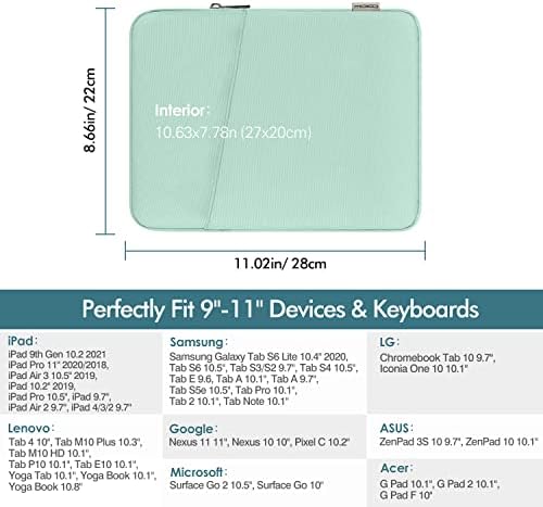 Калъф за таблет MoKo 9-11 см Подходящ за iPad air 5 10,9 2022, iPad Pro 11 M2 2022-2018, iPad 10th 10,9 2022, iPad 9/8/7-то