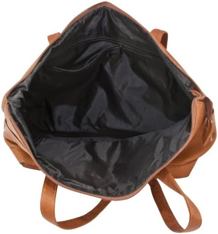 Дамска чанта-тоут от кафява кожа NBA Торонто Раптърс