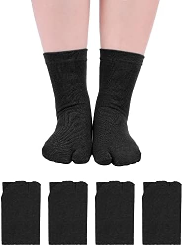 4 Чифта Чорапи-флип-Флоп Tabi Чорапи с Разрезным Пръсти Чорапи за Мъже, Дамски Принадлежности