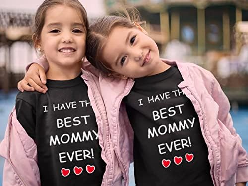 Тениска за Малки Момчета и Момичета на най-Добрата майка на света, Подаръци или Обичам майка си в Деня на Майката, Детски Тениски,