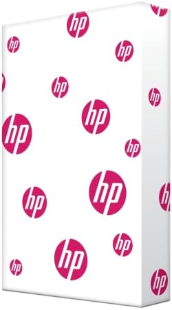 Хартия за принтер HP | 8,5 x 11 листа | Многофункционална 20 килограма | 3 Опаковки - 1500 листа | 96 Ярки | Произведено в САЩ - Сертификат