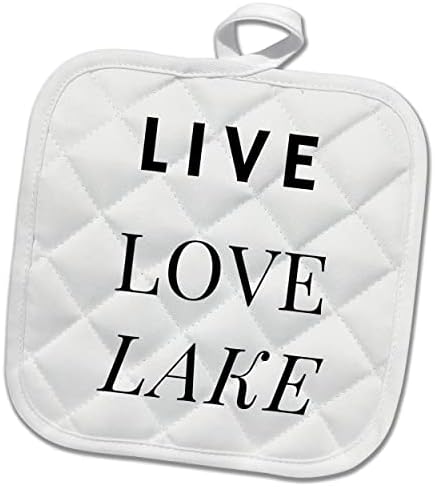 Триизмерно изображение с текст LIVE LOVE LAKE - кухненски ръкавици (phl-364433-1)