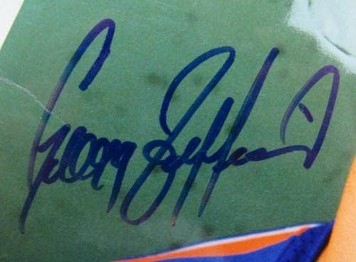 Автограф с автограф Грегга Jeffreys 8x10 Снимка V - Снимки на MLB с автограф