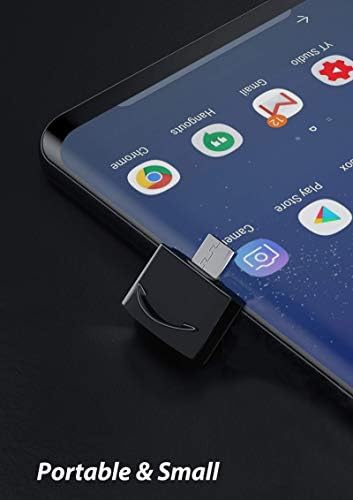 USB Адаптер C за свързване към USB конектора (2 опаковки), съвместим с Samsung Galaxy Book2 LTE за OTG със зарядно устройство Type-C. Използвайте