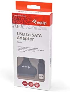 Оборудване 133471 Адаптер USB 3.0 за свързване към конектора SATA 5 Gbit/s Адаптер 0,5 м Цифров/За предаване на данни