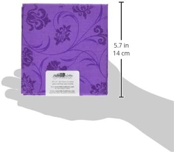 Палитра Fabric Editions, предварително изсечен печат, от 18 до 21 инча, лилав металик
