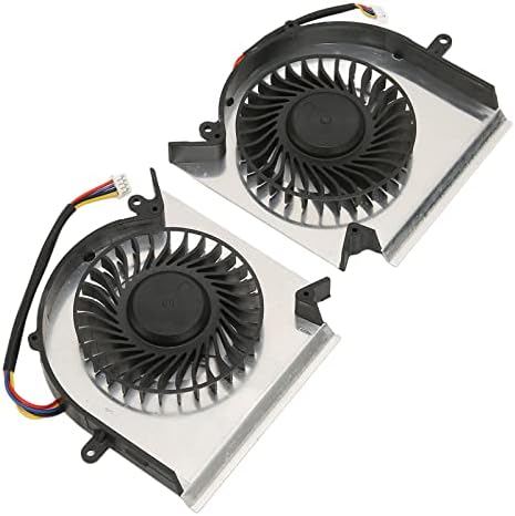 Вентилатор за охлаждане на процесора GPU, за MSI GE75 GP75 GL75 WE75 GE63 GP63 GL63 GV63 GE73 GL73VR, 4-Пинов Конектор за захранване От алуминиева сплав ABS Вентилатор за охлаждане на лаптоп (в?
